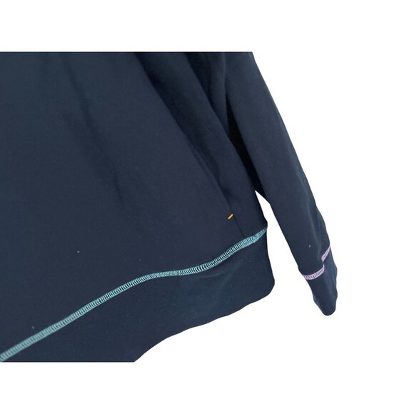 BOMBAS Sweatshirt Navy Blue Long Sleeve Cotton Crewneck Size Small - Picture 6 of 7